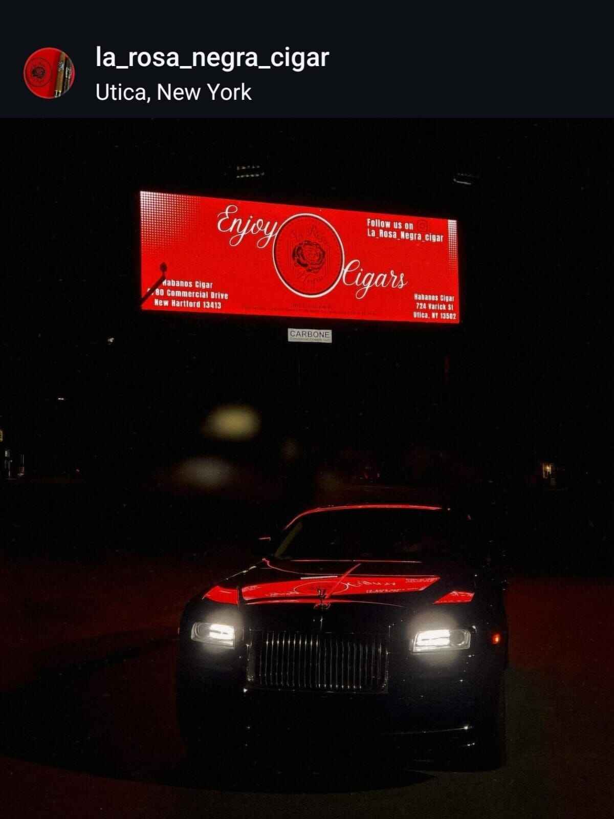 La Rosa Negra Cigar Instagram