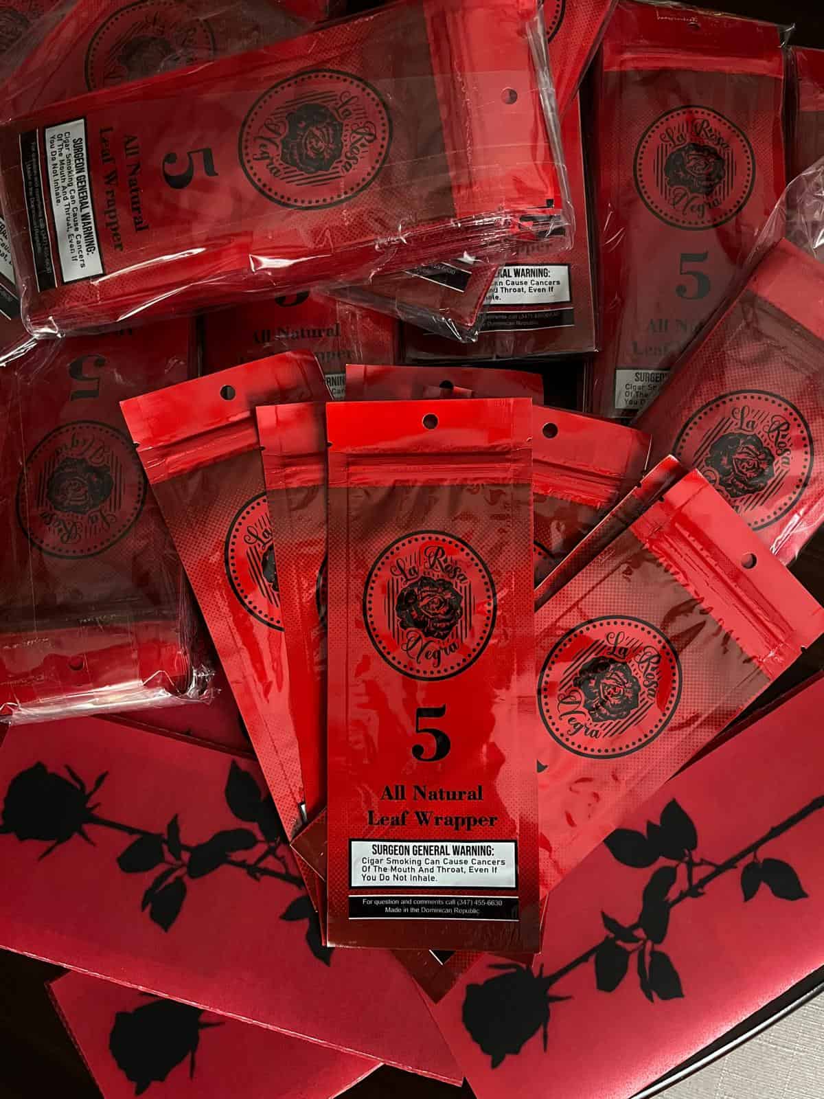La Rosa Negra Leaf Wraps